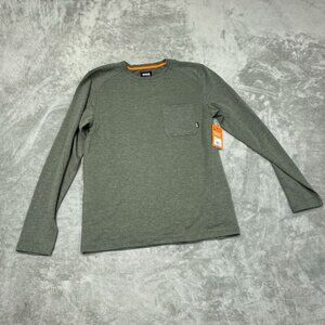 Bass Outdoor Mens Long Sleeve Utilitee Shirt Deep Depths S NWT 6294